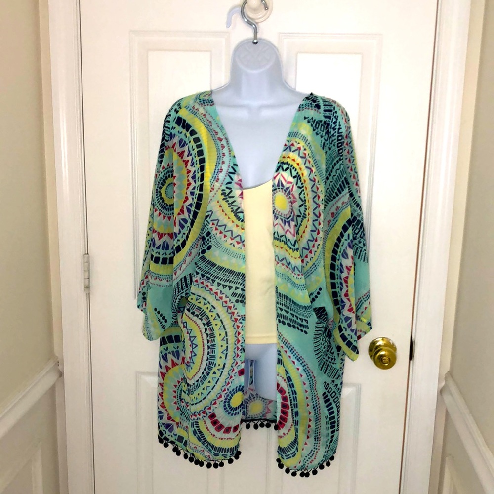 Boho Summer Shawl Coverup